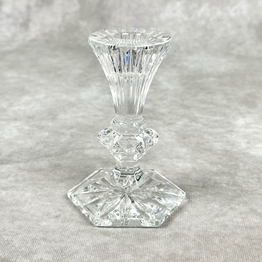 Vintage Waterford Crystal "Chatham" Candlestick Holder 5" Tall Replacement Decor